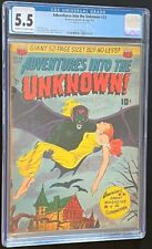 Adventures into the Unknown #23 (ACG 1951) 💥 CGC 5.5 💥 Golden Age Horror PCH picture