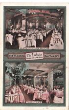  Postcard Lobster Oyster Chop House NY Restaurant picture