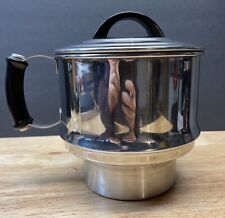 Vintage Lifetime Stainless Steel Cookware Drip Coffee Maker W/ Filters(Top&Lid) picture