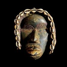 African Dan Mask African Tribal Art Home Décor Hand Carved Wall Hanging-G1064 picture