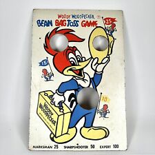 VINTAGE WOODY WOODPECKER BEAN BAG TOSS GAME BOARD ONLY 24x16” picture
