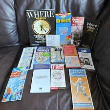 Vintage Lot Early 2000s New York City Travel Brochures and Maps Magazine Subway picture