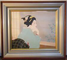 Woodblock Print By Shoen Uemura, Wakaba, Order Of Culture Recipient, Masterpiece picture