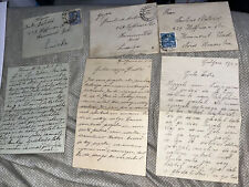 3 Antique 1912-13 Letters to Hammond IN Indiana: Ljubljana Slovenia Postmark picture
