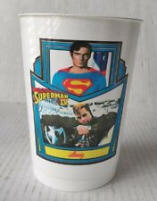 RARE 1987 Vtg 7 Eleven Superman IV “lenny” Super Slurpe #6 Plastic Cup Jon Cryer picture