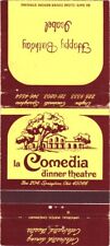 La Comedia Dinner Theatre, Ohio, Happy Birthday Isabel Vintage Matchbook Cover picture