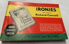 *RARE* IRONIES SHORT STORIES BY RICHARD CONNELL *ARMED SERVICES EDITION 1924* picture