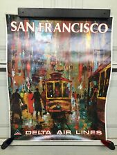 Delta Airlines Vintage Posters San Francisco, Las Vegas , Bi Centennial picture