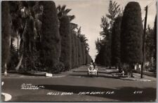 1940s PALM BEACH, Florida RPPC Real Photo Postcard 