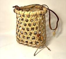VTG Hand Woven Basket Onion Lonnie Taliaferro Wild Hollow NC Southern picture