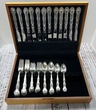 French Classic Silverplate 1980 by Gorham Silver - Service for 12 With Case picture