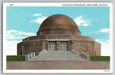 1933 World's Fair Alder Planetarium Grant Park Chicago IL Vintage WB Postcard picture
