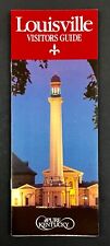 1990s Louisville Kentucky Visitors Guide Vintage Travel Brochure Tourist Points picture