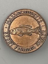 VINTAGE 1968 SPORTS FISHING AWARD ASSOCIATION MASSACHUSETTS 3 LBS 3 OZ picture