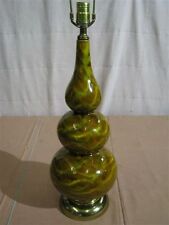 Large Mint Spectacular 1960's Three Section Gourd Lamp 32