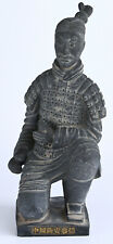 Qin Dinasty Handcrated Chinese Terracotta Kneeling Archer Warrior Vintage Statue picture