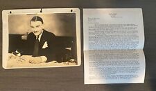Boake Carter TLS and Type 1 Photo Connie Mack Lindbergh Gillubroy picture
