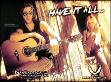 Hugo Ferreira (Tantric, Days of The New) 2003 Dean Exotica acoustic guitar ad picture
