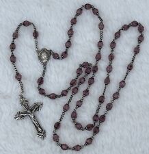 Vintage 925 Sterling Silver FOR SCRAP Rosary Beads 31 GMS picture