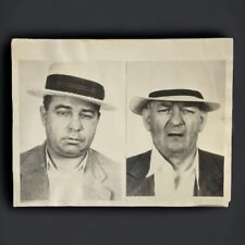 1933 Original Mugshot Photo Chicago Touhy  Gangsters Willie Sharkey & “Father” picture