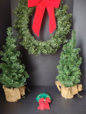 Christmas Artificial Tree Wreath Door Handle Ornament (lot 1222) picture