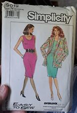 Vintage Simplicity Pattern 9019 Ladies Sizes 10-14 UNCUT picture