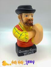 Vintage Portuguese Pottery toma figurine smoking strong man picture