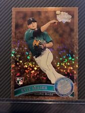 Kyle Seager RC 2011 Topps Update COGNAC DIAMOND ROOKIE US308 Seattle Mariners picture