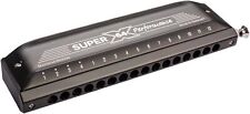 Hohner Chromatic Harmonica Super 64X Domestic Genuine Product 061621 Matte Black picture