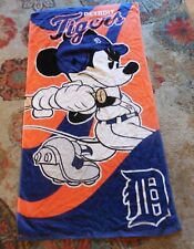 Disney Detroit Tigers MLB Mickey Mouse Beach Towel Northwest 2013 Colorful  picture