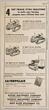 1956 Print Ad Caterpillar CAT D2,D4,D6 & D7 Diesel Crawler Tractors  picture