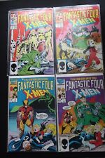 1986 Fantastic Four Vs The X-Men Series HI GRADE 1-4 Complete Set Marvel Comics picture
