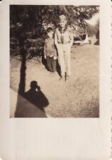 Vtg Found Photograph Boy Scout Brothers Kids Outdoors Family 1950s Retro picture