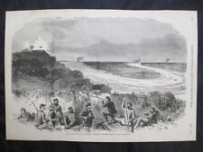 1894 Civil War Print - The Investment of Vicksburg, Sherman's Extreme Right picture