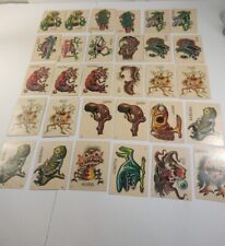 1965 Topps Ugly Monsters Stickers Lot Of 59 Stickers Plus 2 Name Your Own  picture