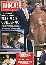 QUEEN MAXIMA Zorreguieta 2013 - RARE Hola #128 Magazine Argentina  picture