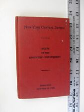 1956 New York Central System Operating Department Rule Book Railroad Related picture