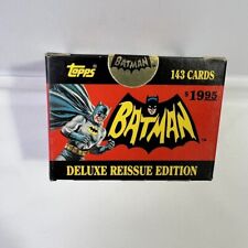 1966 Topps Batman 1989  Deluxe Reissue 143 Card Set Sealed, with Acrylic Case picture
