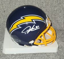 LADANIAN TOMLINSON SIGNED SAN DIEGO CHARGERS MINI HELMET 8AS BECKETT CER#BM70119 picture