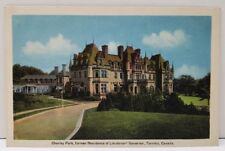 Canada Chorely Park former Residence of Lieutenant Governor, Toronto Postcard A8 picture