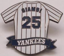 Jason Giambi Lapel Hat Pin New York Yankees Jersey #25 MLB Baseball picture