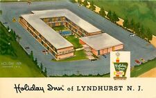 Holiday Inn Lyndhurst NJ New Jersey Clifton Passaic Area aerial view Postcard picture