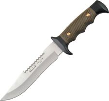 Muela Survival Sawback Bowie OD Green 420C Fixed Knife w/ Belt Sheath CI5161 picture