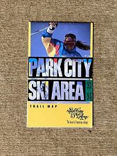 PARK CITY 1993-94 Ski Run Brochure Trail Map UTAH Resort Travel Souvenir picture
