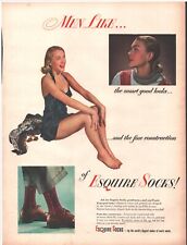 1951 Esquire Socks Vintage Original Magazine Print Ad picture