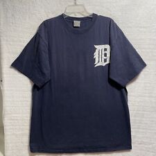 Vtg Detroit Tigers Shirt Bonderman #38 Adult XL Blue Crew Neck Pullover picture