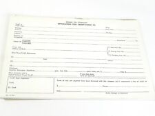 Vintage 1963 Signal Oil Company Application For Credit-Trade #C3 50 Sheets  picture
