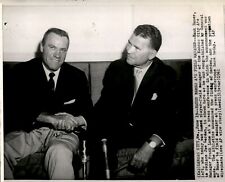 LG910 1961 Wire Photo HANK BAUER NAMED KANSAS CITY A'S FIELD MANAGER FRANK LANE picture