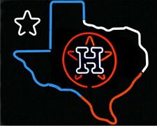 New Houston Astros Texas Lone Star Neon Sign 24
