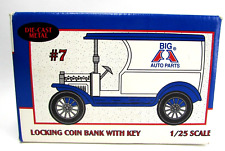 Vintage Big A Auto Parts 1912 Delivery Car Bank 1993 7th in A Series 3923 Ertl picture